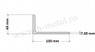 Cornier zincat 100x65x7 mm 2